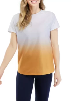 Cheap ✔️ Ocean + Coast® Short Sleeve Dip Dye Knit Rash Guard 👏 -Ocean & Coast Sales Store Belk 1854