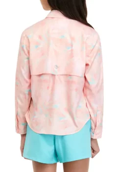 Cheap 🌟 Ocean + Coast® 👧 Girls 7-16 Long Sleeve Fishing 👚 Shirt 🔥 -Ocean & Coast Sales Store Belk 1878