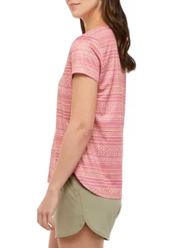 Outlet 💯 Ocean + Coast® 👩 Women's Short Sleeve Geometric Print T-Shirt 😉 -Ocean & Coast Sales Store Belk 1922