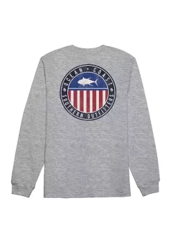 Flash Sale 🛒 Ocean + Coast® Big & Tall Tuna Americana Graphic T-Shirt 👍 -Ocean & Coast Sales Store Belk 2007