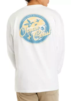 Best reviews of 💯 Ocean + Coast® Long Sleeve Graphic T-Shirt 😉