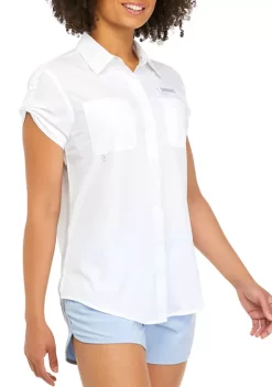 Promo 🤩 Ocean + Coast® 👩 Women's Short Sleeve Fishing 👕 Shirt ✔️ -Ocean & Coast Sales Store Belk 2065