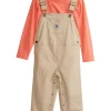 Flash Sale ✔️ Ocean + Coast® Toddler Boys Twill Overall Set 🎉 -Ocean & Coast Sales Store Belk 2084