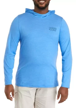 Cheap 🤩 Ocean + Coast® Big & Tall Solid Performance Hooded T-Shirt 👏 -Ocean & Coast Sales Store Belk 2100