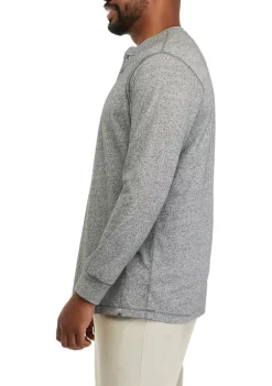 Best deal 😍 Ocean + Coast® Big & Tall Long Sleeve Jaspe Henley 👕 Shirt 🔔 -Ocean & Coast Sales Store Belk 211