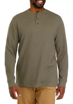 Best deal 🎉 Ocean + Coast® Big & Tall Long Sleeve Thermal Henley 👕 Shirt 🎁 -Ocean & Coast Sales Store Belk 2139