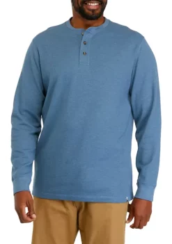 Best deal 🎉 Ocean + Coast® Big & Tall Long Sleeve Thermal Henley 👕 Shirt 🎁 -Ocean & Coast Sales Store Belk 2140