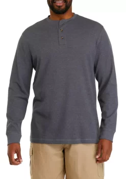 Best deal 🎉 Ocean + Coast® Big & Tall Long Sleeve Thermal Henley 👕 Shirt 🎁 -Ocean & Coast Sales Store Belk 2141