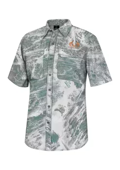 Budget 🛒 Ocean + Coast® X RealTree Camouflage Button Up 👚 Shirt 🥰