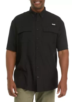 Best Pirce 🥰 Ocean + Coast® Big & Tall Short Sleeve Fishing 👚 Shirt ✨