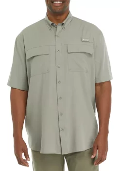 Best Pirce 🥰 Ocean + Coast® Big & Tall Short Sleeve Fishing 👚 Shirt ✨ -Ocean & Coast Sales Store Belk 2182