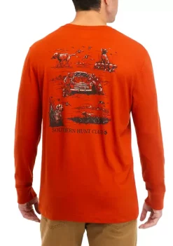 Wholesale 🔔 Ocean + Coast® Long Sleeve Holiday Graphic T-Shirt ⌛ -Ocean & Coast Sales Store Belk 227