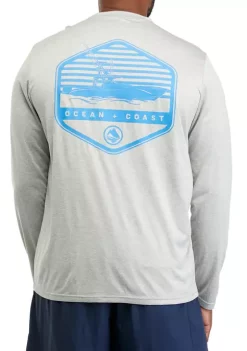 Best Pirce ⭐ Ocean + Coast® Big & Tall Long Sleeve Graphic T-Shirt 🛒 -Ocean & Coast Sales Store Belk 247