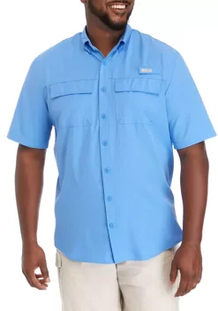 Promo ⌛ Ocean + Coast® Big & Tall Short Sleeve Fishing 👕 Shirt ⭐ -Ocean & Coast Sales Store Belk 263