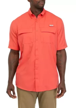 Promo ⌛ Ocean + Coast® Big & Tall Short Sleeve Fishing 👕 Shirt ⭐ -Ocean & Coast Sales Store Belk 266