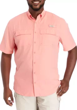 Promo ⌛ Ocean + Coast® Big & Tall Short Sleeve Fishing 👕 Shirt ⭐ -Ocean & Coast Sales Store Belk 270