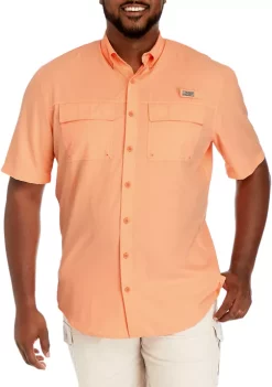 Promo ⌛ Ocean + Coast® Big & Tall Short Sleeve Fishing 👕 Shirt ⭐ -Ocean & Coast Sales Store Belk 272