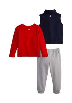 Budget 🛒 Ocean + Coast® Toddler Boys Sweater Vest, 👕 Shirt and Pant Set ✨ -Ocean & Coast Sales Store Belk 277