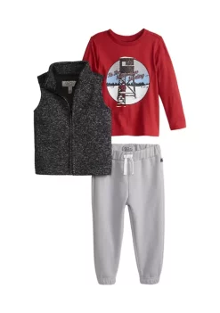 Budget 🛒 Ocean + Coast® Toddler Boys Sweater Vest, 👕 Shirt and Pant Set ✨ -Ocean & Coast Sales Store Belk 281