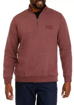 Promo 🧨 Ocean + Coast® Big & Tall Fleece Quarter Zip 👕 Shirt ⌛ -Ocean & Coast Sales Store Belk 297