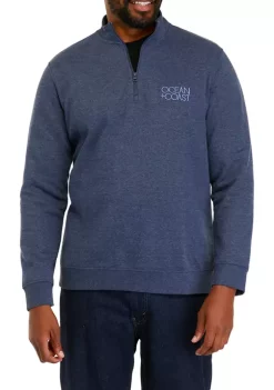 Promo 🧨 Ocean + Coast® Big & Tall Fleece Quarter Zip 👕 Shirt ⌛ -Ocean & Coast Sales Store Belk 300