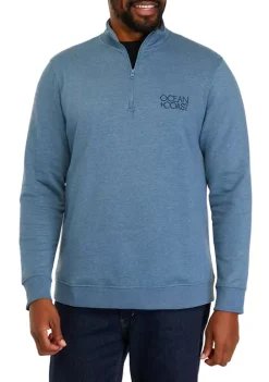 Promo 🧨 Ocean + Coast® Big & Tall Fleece Quarter Zip 👕 Shirt ⌛ -Ocean & Coast Sales Store Belk 301