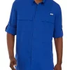 Outlet ✨ Ocean + Coast® Men's Long Sleeve Fishing 👚 Shirt 🥰 -Ocean & Coast Sales Store Belk 317