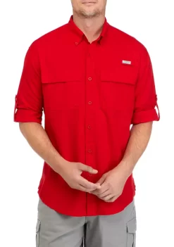 Outlet ✨ Ocean + Coast® Men's Long Sleeve Fishing 👚 Shirt 🥰 -Ocean & Coast Sales Store Belk 320