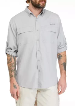 Outlet ✨ Ocean + Coast® Men's Long Sleeve Fishing 👚 Shirt 🥰 -Ocean & Coast Sales Store Belk 321