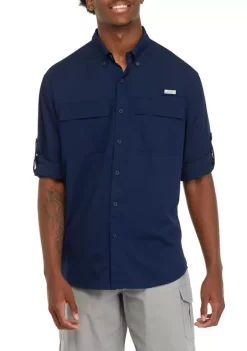 Outlet ✨ Ocean + Coast® Men's Long Sleeve Fishing 👚 Shirt 🥰 -Ocean & Coast Sales Store Belk 324