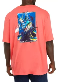 Best deal 🔔 Ocean + Coast® Big & Tall Short Sleeve Crew Neck Graphic T-Shirt 🔔 -Ocean & Coast Sales Store Belk 331