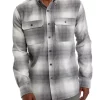 Cheapest 😍 Ocean + Coast® Men's Long Sleeve Flannel 👕 Shirt 🎁 -Ocean & Coast Sales Store Belk 44