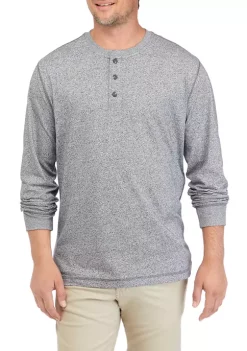 Cheap 👍 Ocean + Coast® Long Sleeve Jaspe Henley 👕 Shirt 🔔 -Ocean & Coast Sales Store Belk 5