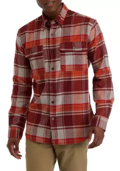 Cheapest 😍 Ocean + Coast® Men's Long Sleeve Flannel 👕 Shirt 🎁 -Ocean & Coast Sales Store Belk 51