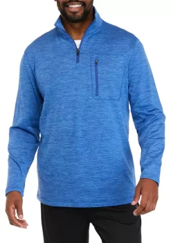 Promo 🎉 Ocean + Coast® Big & Tall 1/4 Zip Grid Fleece Sweatshirt 🔔 -Ocean & Coast Sales Store Belk 523