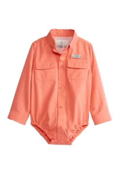 Deals 👏 Ocean + Coast® Baby Boys Solid Fishing Bodysuit 🥰 -Ocean & Coast Sales Store Belk 571