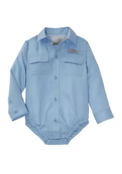 Deals 👏 Ocean + Coast® Baby Boys Solid Fishing Bodysuit 🥰 -Ocean & Coast Sales Store Belk 574