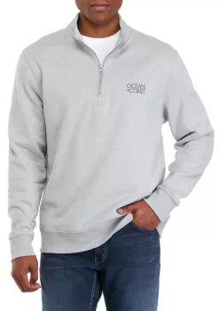 Hot Sale 🔔 Ocean + Coast® Fleece Quarter Zip Sweatshirt ✨ -Ocean & Coast Sales Store Belk 59