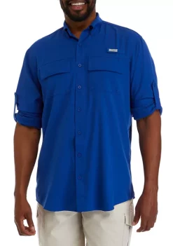 Brand new 👍 Ocean + Coast® Big & Tall Long Sleeve Fishing 👚 Shirt 🤩 -Ocean & Coast Sales Store Belk 592