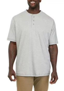 Best reviews of 👏 Ocean + Coast® Big & Tall Short Sleeve Jaspe Henley 👚 Shirt 👍