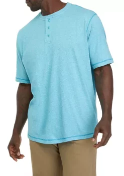 Best reviews of 👏 Ocean + Coast® Big & Tall Short Sleeve Jaspe Henley 👚 Shirt 👍 -Ocean & Coast Sales Store Belk 596
