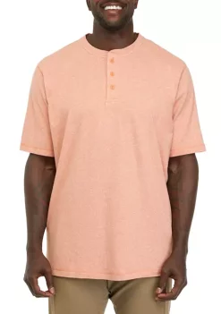 Best reviews of 👏 Ocean + Coast® Big & Tall Short Sleeve Jaspe Henley 👚 Shirt 👍 -Ocean & Coast Sales Store Belk 599
