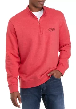 Hot Sale 🔔 Ocean + Coast® Fleece Quarter Zip Sweatshirt ✨ -Ocean & Coast Sales Store Belk 63