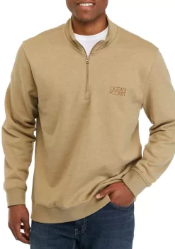 Hot Sale 🔔 Ocean + Coast® Fleece Quarter Zip Sweatshirt ✨ -Ocean & Coast Sales Store Belk 65