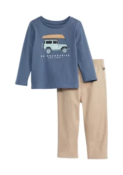 Wholesale ❤️ Ocean + Coast® Baby Boys Graphic T-Shirt and Pants Set 🎁 -Ocean & Coast Sales Store Belk 679