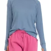 Wholesale 🛒 Ocean + Coast® 👩 Women's Long Sleeve Waffle Knit Top 😀 -Ocean & Coast Sales Store Belk 681