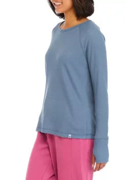 Wholesale 🛒 Ocean + Coast® 👩 Women's Long Sleeve Waffle Knit Top 😀 -Ocean & Coast Sales Store Belk 683
