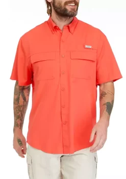 Top 10 😀 Ocean + Coast® Short Sleeve Solid Fishing 👚 Shirt 😀 -Ocean & Coast Sales Store Belk 729