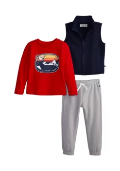 Best Pirce 🛒 Ocean + Coast® Baby Boys Sweater Vest, 👕 Shirt and Pant Set 👏