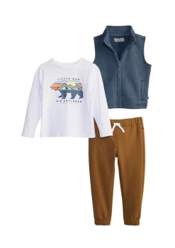 Best Pirce 🛒 Ocean + Coast® Baby Boys Sweater Vest, 👕 Shirt and Pant Set 👏 -Ocean & Coast Sales Store Belk 783